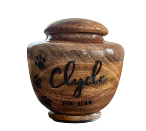 Urnas pequeñas de madera para cenizas de mascotas Urna de cremación de recuerdo para cenizas Mini urnas para urnas de mascotas para perros urnas de gatos para cenizas - Product Image 1