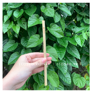 ชุดหลอดดูดน้ำทำจากไม้ไผ่ธรรมชาติแบบ2025ใช้ซ้ำได้ชุดดื่มชาบับเบิ้ลทำจาก Eco2go เวียดนาม - Product Image 2