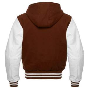 Fabricant de veste universitaire personnalisée Lycée Letterman Veste d'hiver Prix bon marché CollegeBaseballjacket pour hommes - Product Image 2