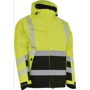 Chaqueta de Invierno de Alta Visibilidad VISIBLE XTREME Amarillo/Negro de ELKA RAINWEAR - Product Image 1