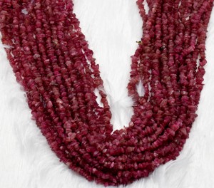 Best Attractive Hot Selling Pink Tourmaline Uncut Chip <b>Beads</b> Natural Healing <b>Crystal</b> For Jewelry Making - Product Image 5