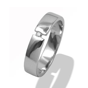 Unique Design 925 Sterling Silver CZ Stone Wedding Engagement Band for Party Trendy - Product Image 3