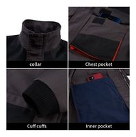 Combinaison de travail unisexe en coton confortable, respirante, durable, vêtements de protection, impression sérigraphique, service OEM EMPIRE