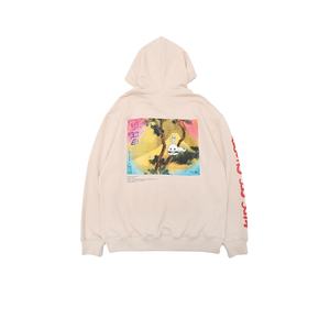 Vente en gros sweats à logo personnalisé unisexe hommes femmes manches longues coton biologique sweats à capuche unis surdimensionnés pull sweat-shirt - Product Image 5