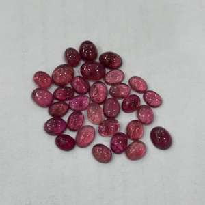 พลอยทัวร์มาลีนแบบคลาสสิกทรงวงรีแบบหลวมพลอยทัวร์มาลีนสีชมพูแบบใสประเภทอัญมณีธรรมชาติ - Product Image 2