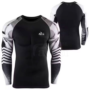 New Design Rash Guard Compression Shirt Durable Fabric Perfect For MMA BJJ <b>Grappling</b> And Fitness Training Rash Guard - Product Image 3