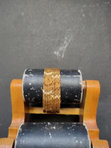 Nuevos brazaletes de moda con 22CT chapado en oro redondo en forma de moda diseñado brazaletes hechos a mano a la venta por exportadores - Product Image 3