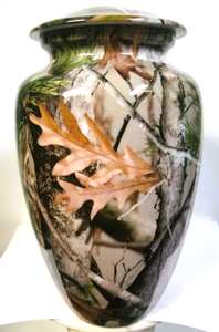 Woodsman Camuflaje Urna de cremación Ceniza para cazadores Camuflaje Urna de ceniza para adultos - Product Image 4