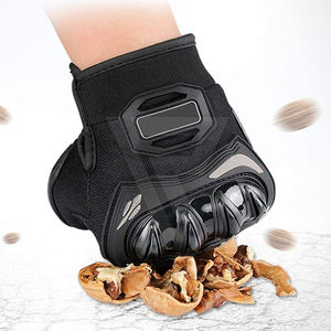 Gants de course de haute qualité pour hommes, vêtements de sport en cuir sur mesure pour la moto en hiver, imprimé en couleur unie - Product Image 5