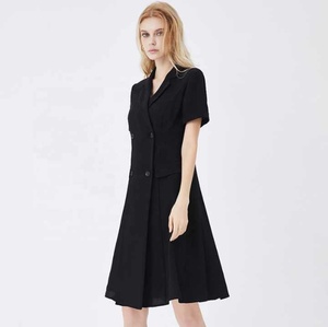 Elegante vestido profesional de poliéster Spandex con diseño ajustado y cómodo estiramiento para un aspecto profesional y elegante - Product Image 4