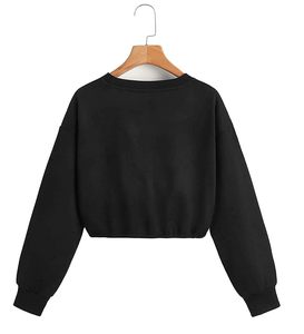 เสื้อสเวตเตอร์ผู้หญิงผ้าคอตตอนนิ่มกันรอยยับสำหรับฤดูหนาวระบายอากาศได้ดีซักไหล่แบบลำลอง - Product Image 5