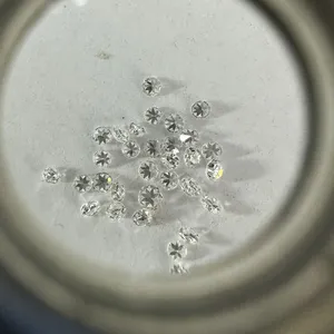 Lab grown authentic single cut loose diamonds in vvs vs si and d e f g h i color star meele