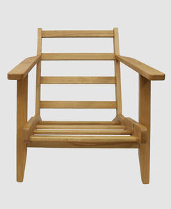 High Quality Solid Teak Wood <b>Lounge</b> <b>Chair</b> with <b>Cushion</b> for Indoor Outdoor Living for Home Office Bedroom Apartment Hotel Use - Product Image 2