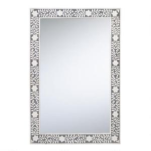 Top Quality Bone Inlay <b>Floral</b> Design Handmade Decorative Home Decor Rounded Shape Wall Decoration Mirror Frame - Product Image 4
