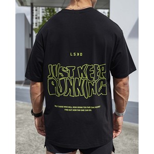 T-shirt surdimensionné en coton FLX - Respirant, anti-plis, brodé - Product Image 4