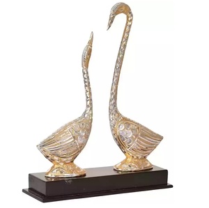 Hot Sale Modern Design Home Decor Shiny Finished Metal Sculpture Showpiece Home Office Hotel Christmas Theme Cheap Price. - Product Image 4