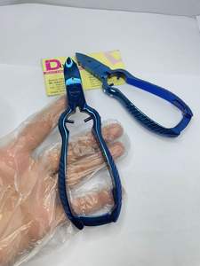 Professionnel bleu Plasma serrure poignée coupe-ongles en acier inoxydable durable Logo personnalisé pédicure incarné lourd ongle doigt - Product Image 5