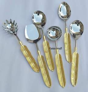 Juego de Cucharas de Acero Inoxidable de Calidad, Cubiertos Ecológicos para Uso en la Cocina del Hogar por Faizacraft - Product Image 6