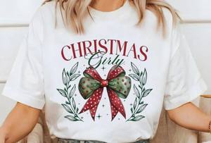 T-shirt de noël hommes 100% coton 230g sérigraphie décontracté surdimensionné lâche personnalisé blanc culturel Style formel - Product Image 3