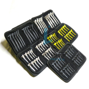 Nouvelles pinces à cheveux de petite taille avec plusieurs couleurs personnalisées disponibles Gravure de logo sur clips et housses en cuir - Product Image 3