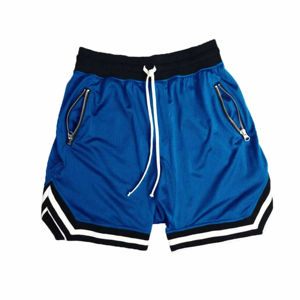 Vente en gros de shorts de jogging décontractés en polyester vierge avec impression par sublimation pour hommes, shorts de basket-ball en maille avec logo personnalisé pour hommes - Product Image 3