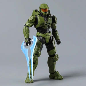 New 30 cm Plastic <b>Action</b> <b>Figures</b> Set Robot Toy Figurines Model Toy of Halo Master Chief for Decorative Purpose - Product Image 4