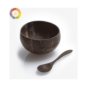 Tazón de coco ligero hecho de 100% cáscaras de coco naturales | Tazón artesanal de alta calidad, muchos tamaños al mejor precio - Product Image 6