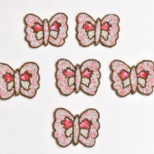 ที่รองแก้วสีชมพูลูกปัดหลายเม็ดทำมือเสื่อตกแต่งสำหรับห้องครัวโต๊ะรับประทานอาหารที่วางแก้วกาแฟขายส่ง - Product Image 2