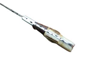 Couteaux d'extérieur fixes en acier Damas à bord droit de qualité industrielle, forgés de haute qualité, 20 cm, pour revendeurs, prix d'usine - Product Image 6