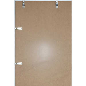 Cadre photo en aluminium argenté mat 61 x 91,5 cm, cadre carré pour affiche format A4 en alliage métallique - Product Image 1