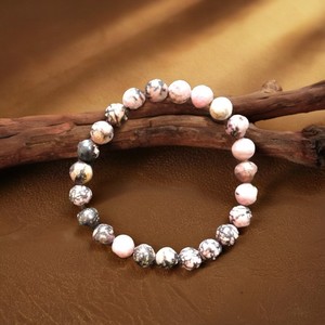 Bracelet élastique fait main de style chakra 8mm perles d'agate de quartz Smaoky pierre de cristal semi-précieuse naturelle matériau de pierre précieuse artisanale - Product Image 3