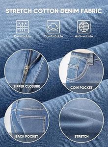 Venta caliente Nuevo Diseño Hombres Pantalones de mezclilla Ropa de calle Transpirable Slim Fit Personalizado Hombres Blue Jeans Pantalones de mezclilla Precio de fábrica - Product Image 3