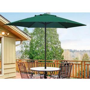 Parapluie de patio de 9 pieds à motif droit et à contrôle manuel pour jardin extérieur, plage, restaurant, toit-pour la maison et le bureau - Product Image 1