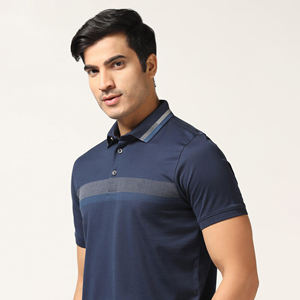 Camiseta de Golf de Alta Calidad para Hombre, Personalizada, Antiarrugas, con Bolsillo, Diseño Único, Manga Corta, Color Sólido, Lisa, de Algodón para Verano - Product Image 5