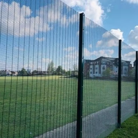 Clôture anti-escalade transparente 358, clôture transparente à vue dégagée, clôture galvanisée 358, clôture en acier métallique, clôture de sécurité extérieure transparente anti-escalade