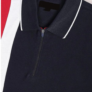 Nuevo Polo de hombre de alta calidad de algodón peinado con logotipo personalizado disponible en stock Classic Fit 2025 - Product Image 3