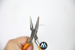 Alicates de punta de cadena de acero inoxidable de nueva condición con cortador Herramientas de logotipo personalizado para la fabricación de joyas - Product Image 5