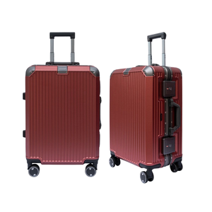 Simple à nettoyer 8003 Pc cadre en aluminium valise valises de voyage taille 20/24/28 ''bagages sacs étuis quatre couvertures en métal Hung Phat - Product Image 1