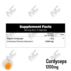 Compléments alimentaires Nutricore de qualité supérieure pour adultes, capsules naturelles de Cordyceps, 60 unités, pour femmes enceintes - Product Image 3
