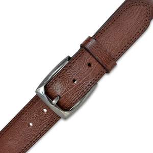 Ceinture en cuir décontracté Grain Hide pour hommes - Product Image 2