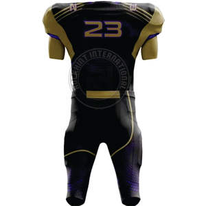 Ensemble d'uniformes de football américain pour hommes, maillot léger, pantalon, vêtements de sport pour l'entraînement et les matchs - Product Image 6