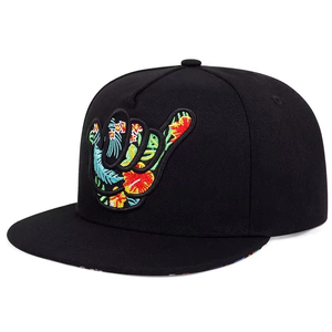 Gorra de camionero de alta calidad personalizada Unisex dedos coloridos bordado Hip-hop sombreros al aire libre gorras de béisbol casuales ajustables - Product Image 3