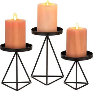 Sophisticated Classic Vintage Inspired Aluminum <b>Candle</b> Holder Romantic Christmas <b>Dinner</b> Elegant Interior Home Decorations - Product Image 3