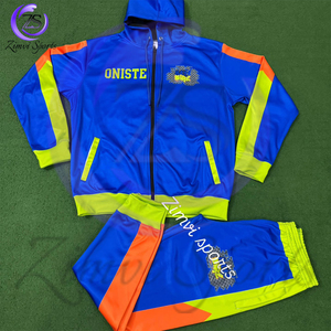 Nouveauté en différentes couleurs, sweat-shirt et pantalon décontractés sur mesure, simples pour un usage quotidien, ensembles de survêtements par Zimvi Sports - Product Image 1