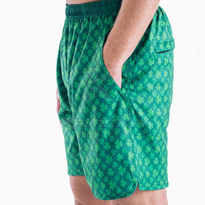 Customized Sublimation <b>Shorts</b> 100% Cotton Casual Premium Quality Breathable Quick Dry Elastic Waist <b>Men's</b> - Product Image 3