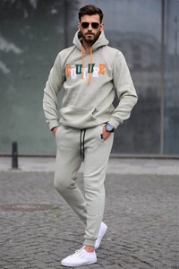 Vente en gros personnalisé hommes femmes élégant survêtement de haute qualité et sweat à capuche personnalisé trois plis polaire - Product Image 6