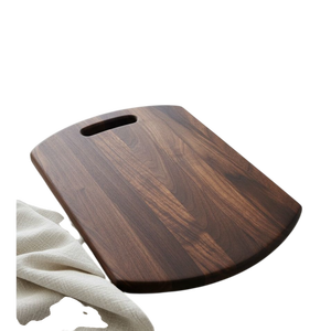 Tabla de Cortar de Cocina de Madera Maciza Resistente con Forma Curva y Orificio para Colgar |   Tabla de Cortar Premium para Cocina Casera y de Restaurante - Product Image 3