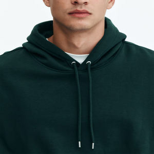 Sudaderas con Capucha Corta Lisa de Alta Calidad para Hombre, Sudadera con Capucha Extra Grande de Algodón Grueso, Sudadera con Capucha Unisex para Hombre OEM - Product Image 4