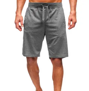 Latest design Fashion men's breathable sweat shorts quick dry cotton material custom logo and size men's sweat shorts customized