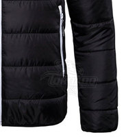 Veste matelassée à capuche pour homme, personnalisée, OEM, imprimée, imperméable, coupe-vent, décontractée, hiver, écologique, séchage rapide, vente en gros